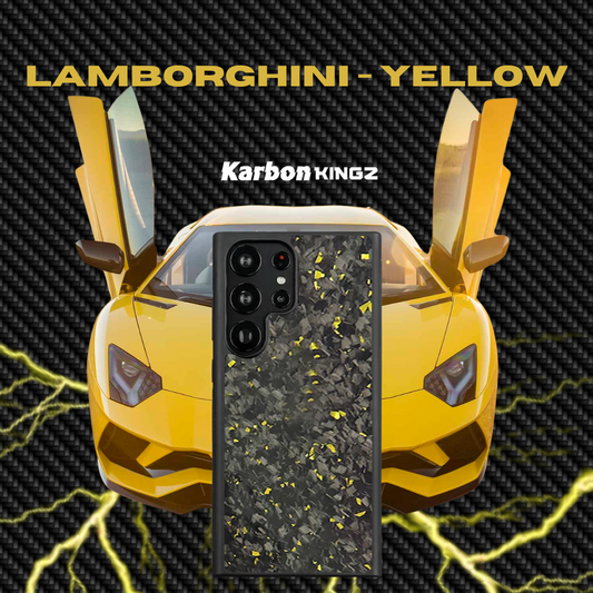 AVENTADOR YELLOW FORGED CARBON | MAGSAFE