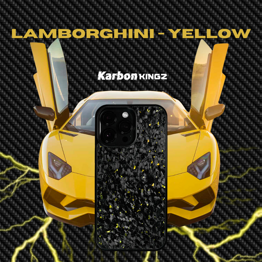 AVENTADOR YELLOW FORGED CARBON | MAGSAFE